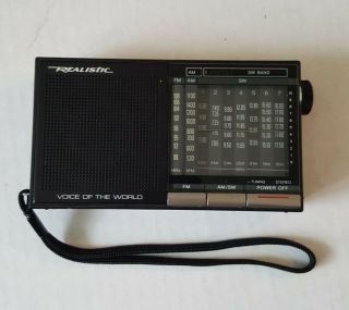 Vintage Realistic Dx - 342 20 - 217 Fm/am/mw/sw1 - 7 9 Band Portable Receiver