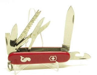 Victorinox Fisherman,  Classic Red Swiss Army Knife,  18 Function,  Stainless,  Camp