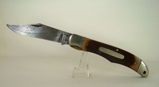 Schrade Old Timer 125ot U.  S.  A.  Mustang Razor Sharp Carbon Steel Blade Knife