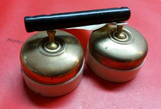 5a / 831 Double Brass / Bakerlite Vintage Aircraft / Electrical Switch