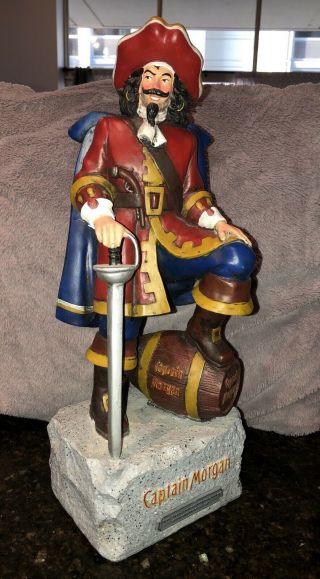 Captain Morgan Spiced Rum 18” Pirate Statue Collectible Or Man Cave Decor