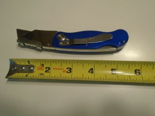 Sheffield Folding Lock - Back Utility Knives,  2 - Piece Good Blue