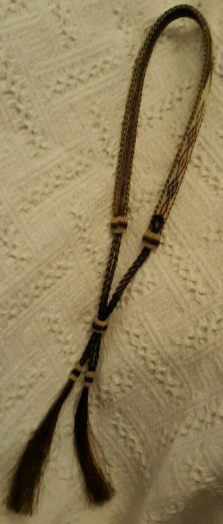 Vintage Horse Hair Hat Band,  Sheridan,  Wy.  Prison Made