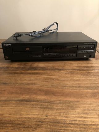 Sony Cdp - 391 Vintage High Precision D/a System Cd Compact Disc Player -