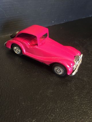 B52) Vintage Friction Tin Toy Car 5” Made In Japan