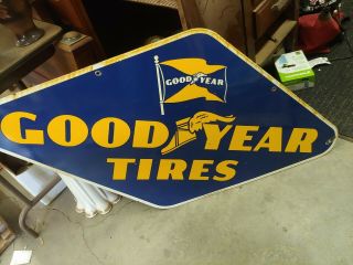 Goodyear tires porcelain sign 2