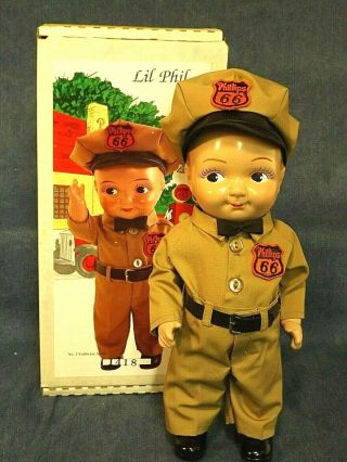 Phillips 66 " Lil " Phil Station Attendant Collector Doll - 1 In Series - Nib