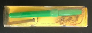 Vintage Taylor Glass Binoc Oral Thermometer - Whirl - Pull - Fahrenheit - 5071