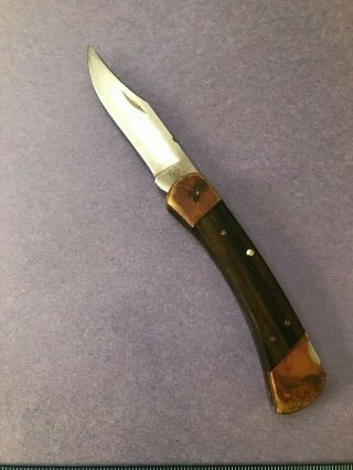 Vintage Buck 110 Usa Folding Hunter Lockback Pocket Knife 110 (1981 - 86)