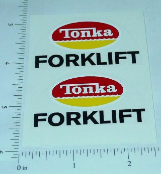 Mighty Tonka Fork Lift Toy Stickers Tk - 217