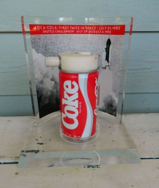 Very Rare Coca Cola First Taste In Space July 31,  1985 Shuttle Challenger