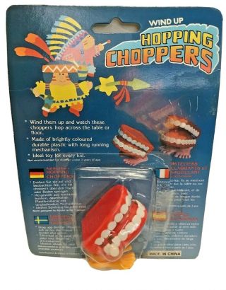 Vintage Wind - Up Hopping Choppers In Opened Package