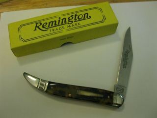 2001 Remington R1615t Mariner Bullet Knife Tortoise Shell Celluloid Made In Usa