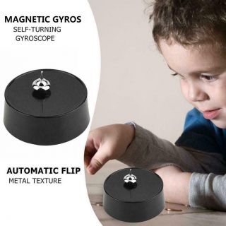 Magnetic Gyroscope Perpetual Motion Never Stopping Classic Spinning Toy