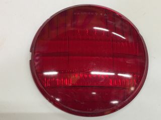 Nos Vintage Do Ray Red Glass Stop Tail Light Lens Car Old Truck Bus Van 6 - 7/8 "