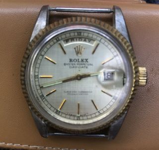 Rolex Oyster Perpetual Day - Date Vintage Watch Needs Battery