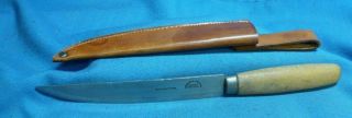 Vintage Broderna Jonsson Mora Sweden 6 " Blade Hunting Knife "