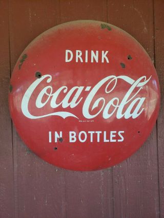 Vintage Coca Cola Sign 1950 