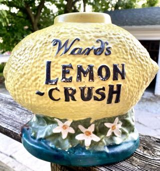 Wards Lemon Crush Soda Fountain Syrup Dispenser Base