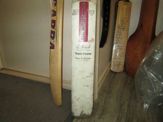 1970s Ian Chappell S Aust ROWE & JARMAN Gray Nicholls vintage rare cricket bat 2