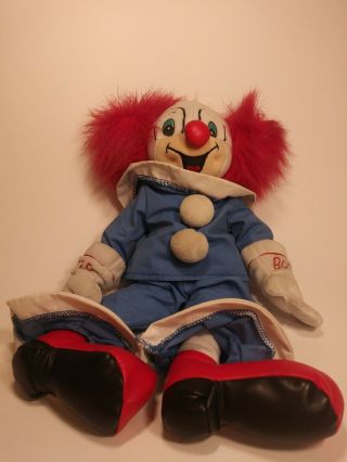 Vintage Childs Plush Toy - 1999 Bozo The Clown Doll 19” - A & A Plush Inc
