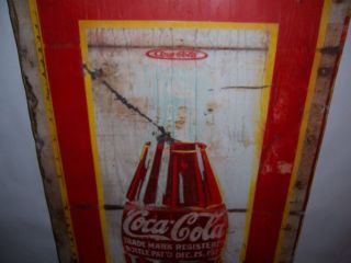 Vintage Large 1930s? Coca Cola Soda Pop Christmas Bottle Metal Advertising Sign 3