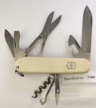 Victorinox Climber Swiss Army Knife (white) -,  Late 1980s 7184
