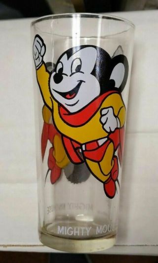 Rare 1977 Mighty Mouse Pepsi Glass The Holy Grail Of All Glasses $450