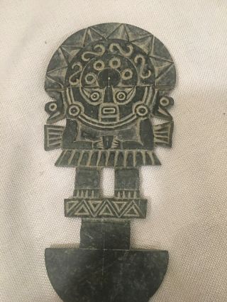 Vintage Tumi Carved Stone Ritual Knife Pre - Columbian Inca - 8 "