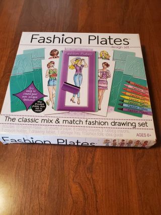 Kahootz Fashion Plates Design Set Drawing 2015