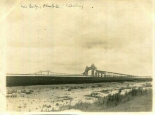 1929 Photograph John P Grace Memorial Bridge At Charleston South Carolina Usa