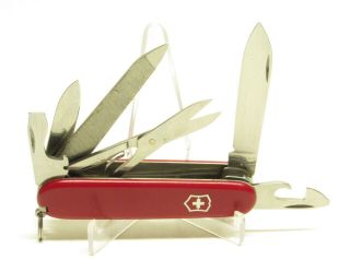 Victorinox Mountaineer,  Classic Red,  Swiss Army Knife,  18 Functions,  File,  Edc