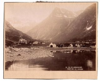 Real Photographic Print - 1903 Parti Fra Oie Nordangsfjord,  Norway By Kirkhorn