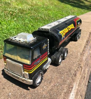 Nylint Metal Muscle Texas Crude Black Gold Tanker Truck Vintage Rare 21 