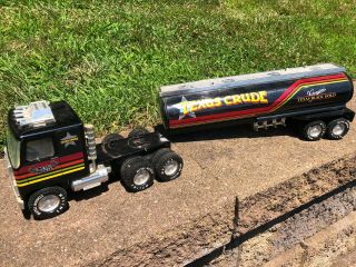 Nylint Metal Muscle Texas Crude Black Gold Tanker Truck Vintage Rare 21 