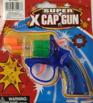 X Cap Toy Gun Detective Special Revolver 8 Shot Ring Caps Pistol Handgun