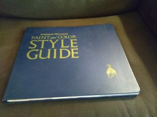 Vintage Sherwinn - Williams Paint And Color Style Guide 1941 Retro Mid - Century