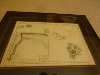 Vintage Hand Painted Map Of Hawaii By Lahaina Printsellers