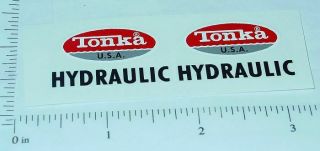 Tonka Turbine Hydraulic Dump Truck Sticker Set Tk - 196