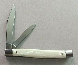 VINTAGE 1956 - 88 IMPERIAL CROWN HALF STOCKMAN FOLDING POCKET KNIFE MADE IN USA 2
