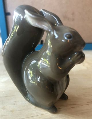 Vintage Royal Copenhagen Squirrel Porcelain China Figurine 982 - Denmark Zv