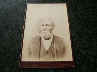 Cdv Of A Bearded Gent With Piercing Eyes