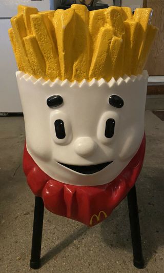 Mcdonald’s Mcdonalds Restaurant Vintage Playland Seat Chair French Fry Guy Rare