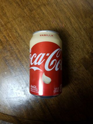 Coca Cola Vanilla Can Factory Error Empty Can