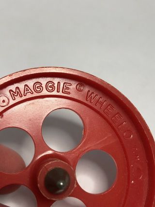 Vintage 1970s Maggie WHEE - LO Magnetic Spinning Wheel Toy Replacement Wheel 16L 3