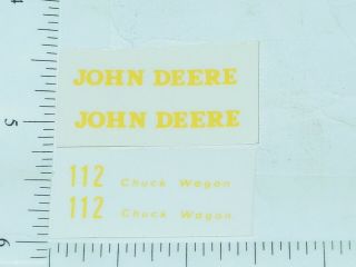 John Deere Chuck Wagon Yellow Sticker Set Jd - 400