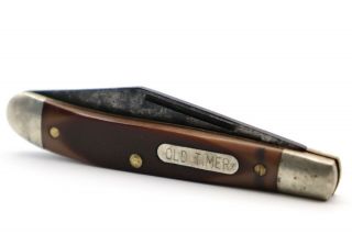 Vintage Schrade " Old Timer 120t " Single - Blade Pocket Knife
