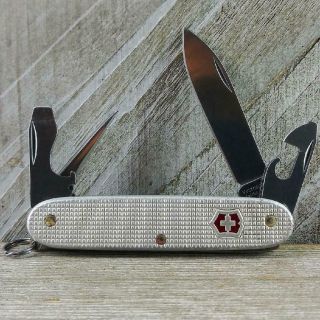 Victorinox Pioneer Swiss Army Knife Silver Alox Edc