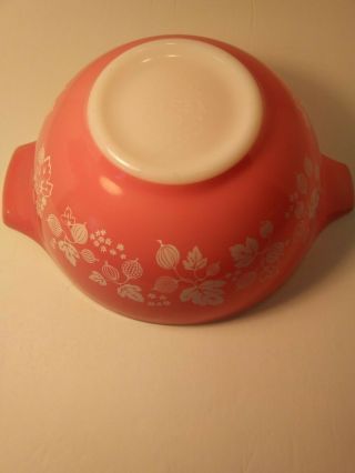 Vintage Pyrex Pink Gooseberry Cinderella Bowl1 - 1/2 QT 442/Excellent 2