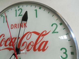 Coca Cola Lighted Advertising Pam Clock,  Sign 1950S VGC 3
